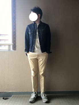 「SCYE BASICS（サイベーシックス）のアイテム（ジャケット/アウター）」を使った、ハサさん（メンズ・174cm）の春コーディネート