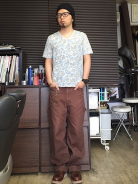 「ベンデイビス」｜「アイテム（アナログ腕時計）」を使った、トシーグくんさん（メンズ・169cm）の夏コーディネート
