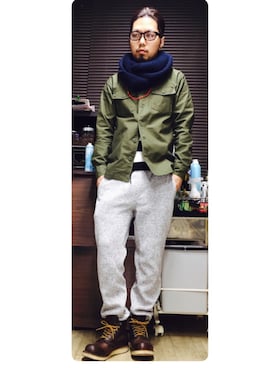 トシーグくんさん(メンズ・169cm)の冬コーディネート