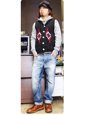 トシーグくんさん(メンズ・169cm)の春コーディネート