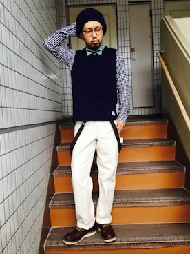 「ベレー帽推奨委員会」｜トシーグくんさん（メンズ・169cm）の秋コーディネート