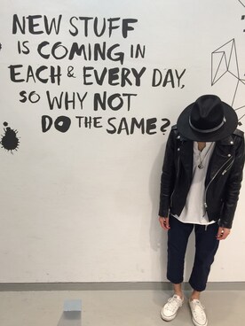 「CONVERSE（コンバース）のCONVERSE CVS ALLSTAR OX（スニーカー）」を使った、wakaba.yさん（メンズ・167cm）の春コーディネート