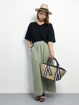 NASSANさん(レディース・165cm)の夏コーディネート