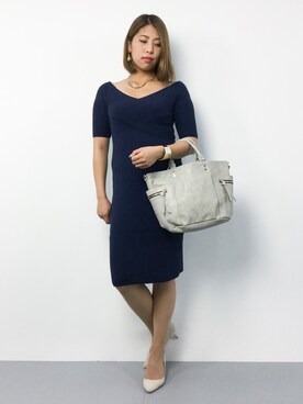 「EDDY GRACE（エディグレース）のアイテム」を使った、NASSANさん（レディース・165cm）の夏コーディネート