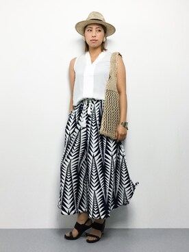 NASSANさん（レディース・165cm）の夏コーディネート