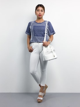 NASSANさん(レディース・165cm)の夏コーディネート