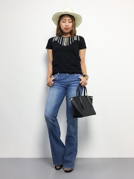 NASSANさん（レディース・165cm）の夏コーディネート