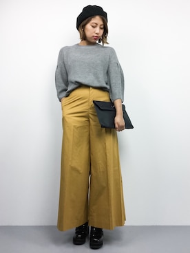「EN ROUTE（アンルート）のアイテム」を使った、NASSANさん（レディース・165cm）の秋コーディネート