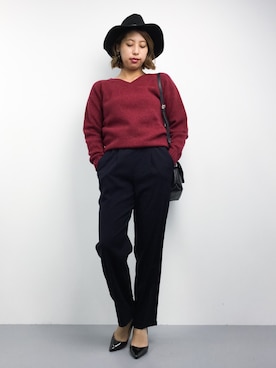 「Accessorize（アクセサライズ）のアイテム」を使った、NASSANさん（レディース・165cm）の秋コーディネート