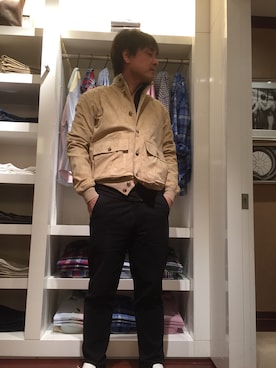 「Polo Ralph Lauren」｜「アイテム（ミリタリージャケット）」を使った、ぱせりさん（メンズ・175cm）の秋コーディネート