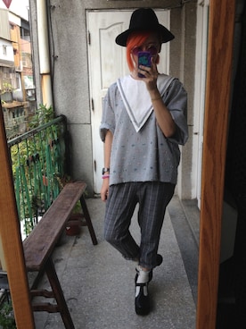 「Planet」｜Naoさん（レディース・160cm）の夏コーディネート