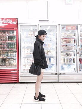 「streetsnap」｜「アイテム（キャップ）」を使った、yijupanさん（レディース・155cm）の秋コーディネート