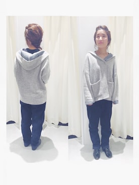 「PAR ICI（パーリッシィ）のアイテム（その他アウター）」を使った、DIさん（レディース・152cm）の秋コーディネート