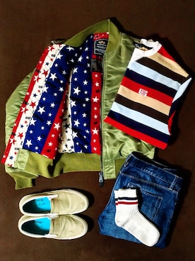 Mash・P・Yellさん(メンズ・178cm)の冬コーディネート