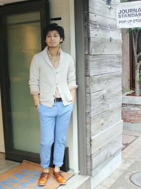 JOURNAL STANDARD PRESSさん（メンズ・178cm）の春コーディネート