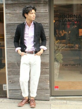 JOURNAL STANDARD PRESSさん（メンズ・178cm）の春コーディネート