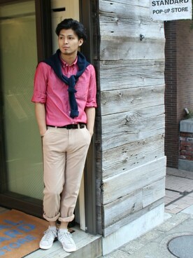 JOURNAL STANDARD PRESSさん（メンズ・178cm）の春コーディネート