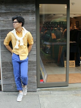 JOURNAL STANDARD PRESSさん（メンズ・178cm）の春コーディネート