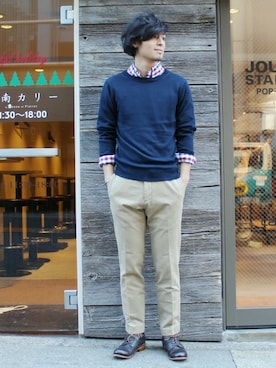 JOURNAL STANDARD PRESSさん（メンズ・178cm）の春コーディネート