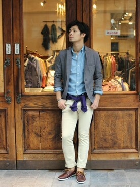 JOURNAL STANDARD PRESSさん（メンズ・178cm）の春コーディネート