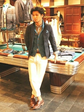 JOURNAL STANDARD PRESSさん（メンズ・178cm）の春コーディネート