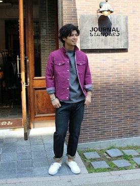 JOURNAL STANDARD PRESSさん(メンズ・178cm)の春コーディネート
