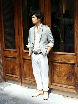 JOURNAL STANDARD PRESSさん（メンズ・178cm）の春コーディネート