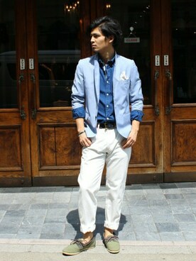 JOURNAL STANDARD PRESSさん（メンズ・178cm）の春コーディネート