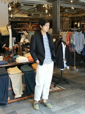 JOURNAL STANDARD PRESSさん（メンズ・178cm）の春コーディネート