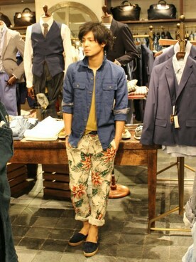 JOURNAL STANDARD PRESSさん（メンズ・178cm）の春コーディネート