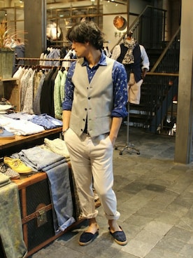 JOURNAL STANDARD PRESSさん（メンズ・178cm）の春コーディネート