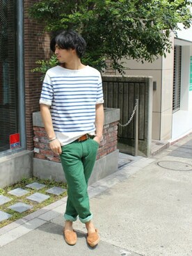 JOURNAL STANDARD PRESSさん（メンズ・178cm）の春コーディネート