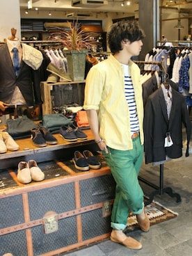 JOURNAL STANDARD PRESSさん（メンズ・178cm）の春コーディネート