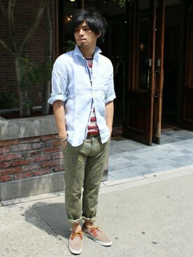 JOURNAL STANDARD PRESSさん（メンズ・178cm）の春コーディネート