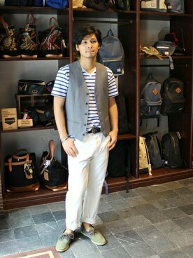 JOURNAL STANDARD PRESSさん（メンズ・178cm）の春コーディネート