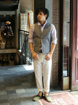 JOURNAL STANDARD PRESSさん（メンズ・178cm）の春コーディネート