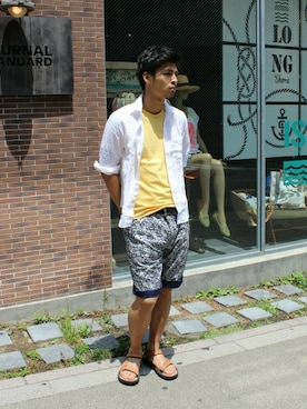 JOURNAL STANDARD PRESSさん（メンズ・178cm）の春コーディネート