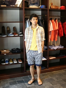 JOURNAL STANDARD PRESSさん（メンズ・178cm）の春コーディネート