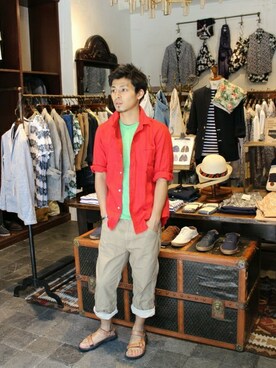 JOURNAL STANDARD PRESSさん（メンズ・178cm）の春コーディネート