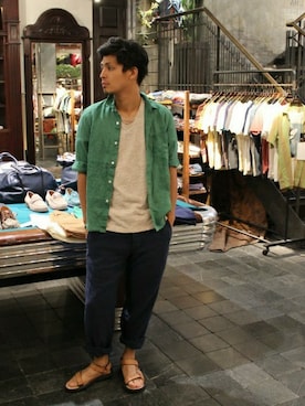 JOURNAL STANDARD PRESSさん（メンズ・178cm）の夏コーディネート