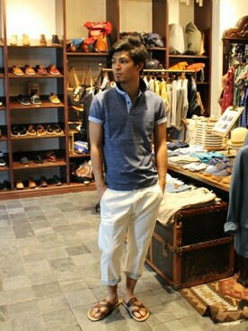 JOURNAL STANDARD PRESSさん（メンズ・178cm）の夏コーディネート