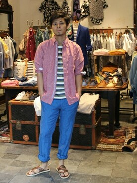 JOURNAL STANDARD PRESSさん（メンズ・178cm）の夏コーディネート
