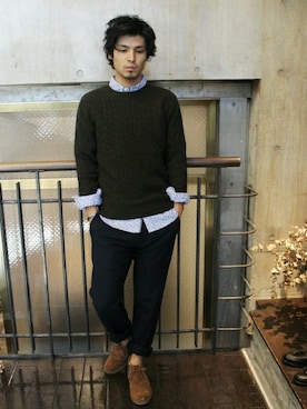 JOURNAL STANDARD PRESSさん（メンズ・178cm）の秋コーディネート