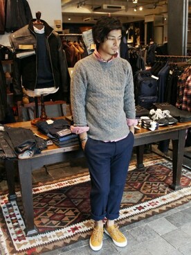 JOURNAL STANDARD PRESSさん（メンズ・178cm）の秋コーディネート