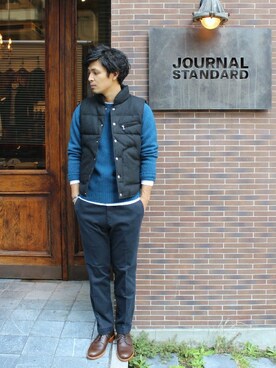 JOURNAL STANDARD PRESSさん（メンズ・178cm）の秋コーディネート