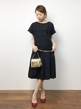 「Virca（ヴィルカ）のアイテム」を使った、りっぴーさん（レディース・154cm）の夏コーディネート