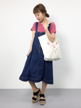 りっぴーさん(レディース・154cm)の夏コーディネート