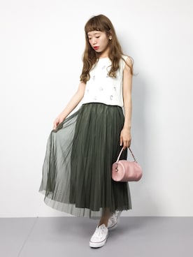 りっぴーさん(レディース・154cm)の夏コーディネート