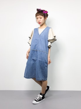 りっぴーさん(レディース・154cm)の夏コーディネート