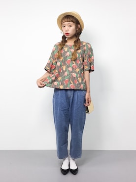 りっぴーさん（レディース・154cm）の夏コーディネート